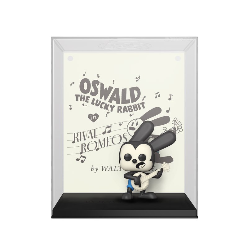 Oswald the Lucky Rabbit Disney 100th Funko Pop! Cover Vinyl Figure