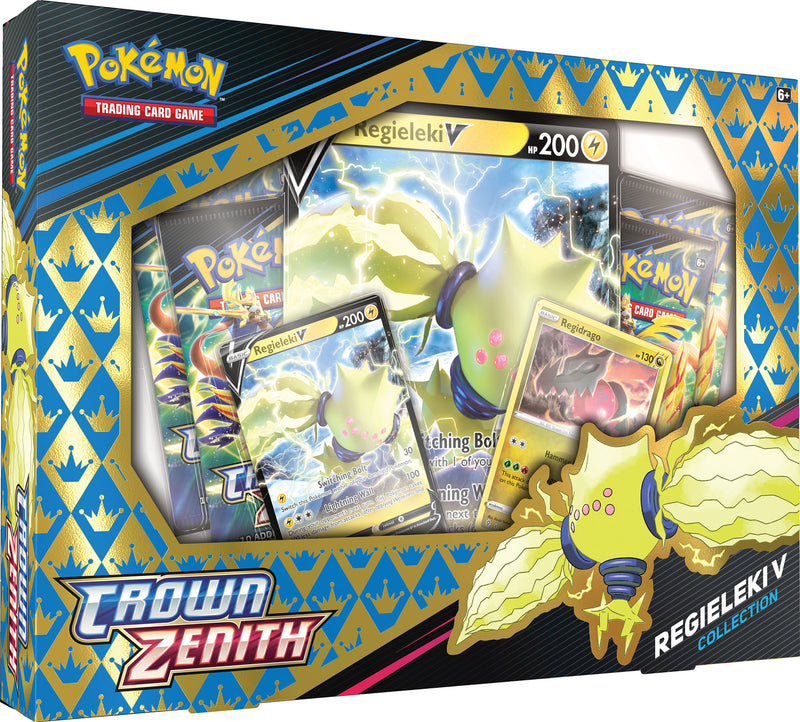 Pokémon TCG: Crown Zenith Regieleki V Collection Box