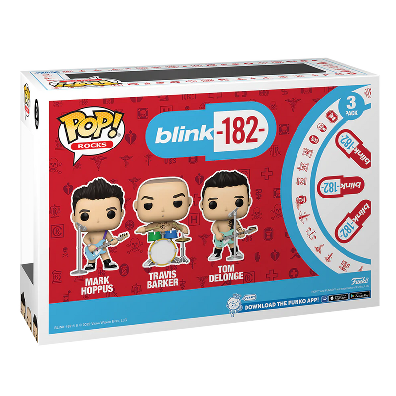 Blink 182 3pk Funko Pop! Rocks Vinyl Figure