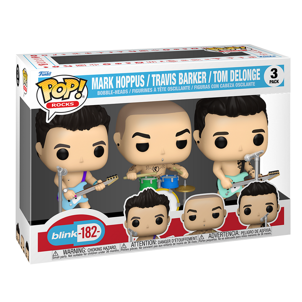Blink 182 3-Pack Funko Pop! Rocks Vinyl Figure