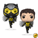 The Wasp Ant-Man Quantumania Funko Pop! Marvel Vinyl Figure Common + CHASE Bundle