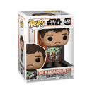 Mando holding Grogu The Mandalorian Funko Pop! Star Wars Vinyl Figure