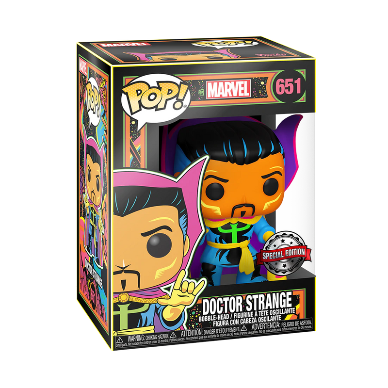 Doctor Strange (Blacklight) Funko Pop! Marvel Vinyl Figure