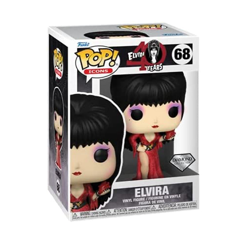 Elvira 40th Anniversary Funko Pop! Icons Vinyl Figure