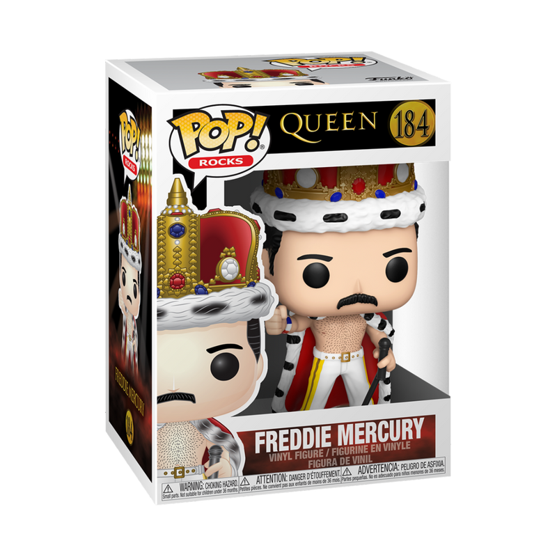 Freddie Mercury King Queen Pop! Rocks Vinyl Figure