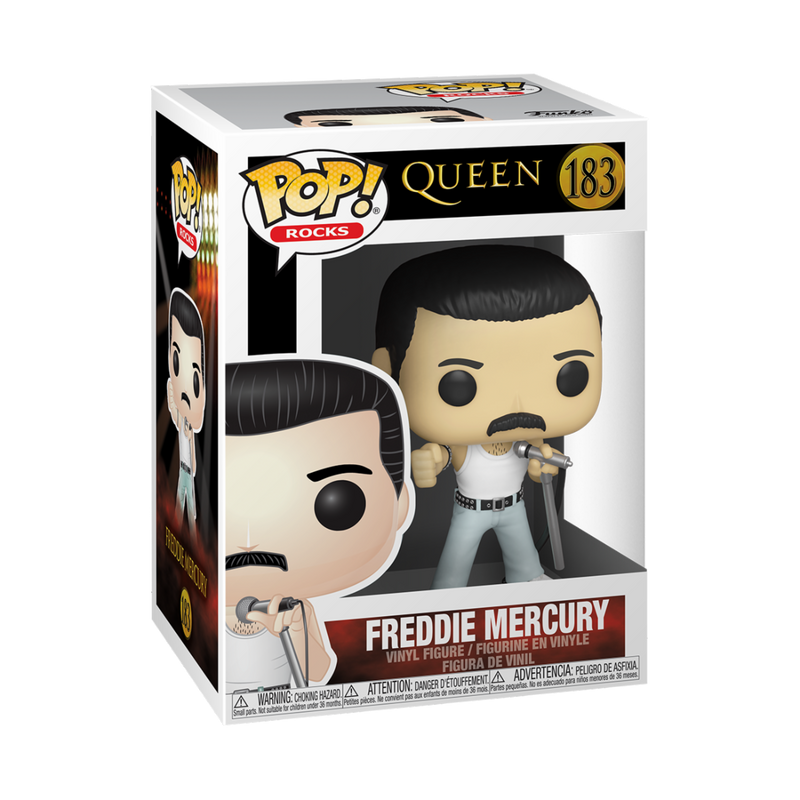 Freddie Mercury Queen Radio Gaga 1985 Pop! Rocks Vinyl Figure