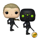 Yelena Hawkeye Funko Pop! Marvel Vinyl Figure Common + Chase Bundle