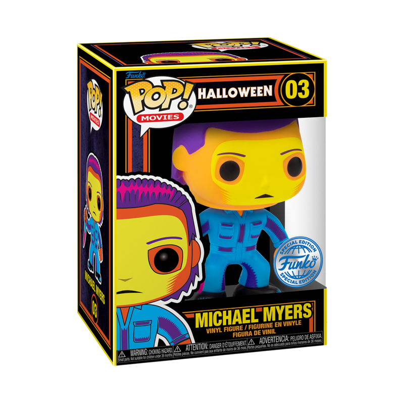 Michael Myers (Blacklight) Halloween Funko Pop! Movies Vinyl Figure