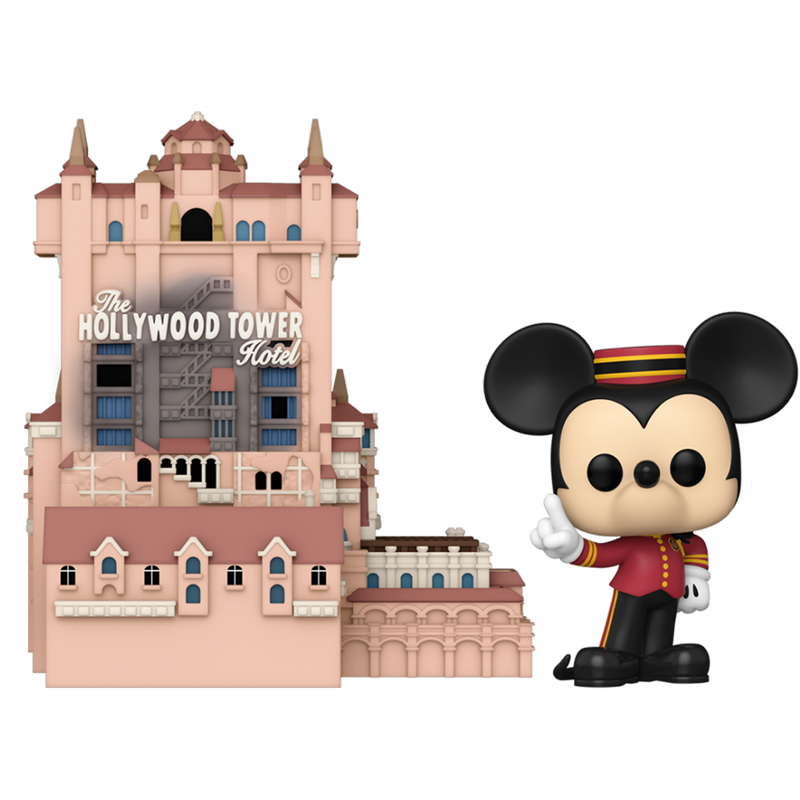 Mickey Mouse with Tower of Terror WDW50th Funko Pop! Disney Vinyl Figure