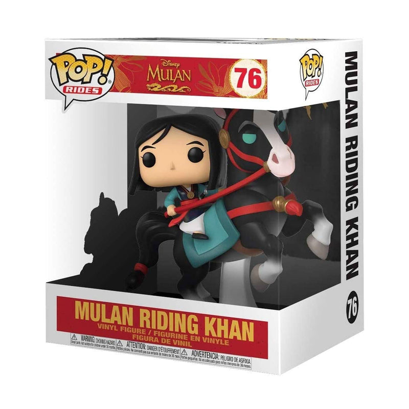 Mulan riding Khan Funko Pop! Disney Vinyl Figure