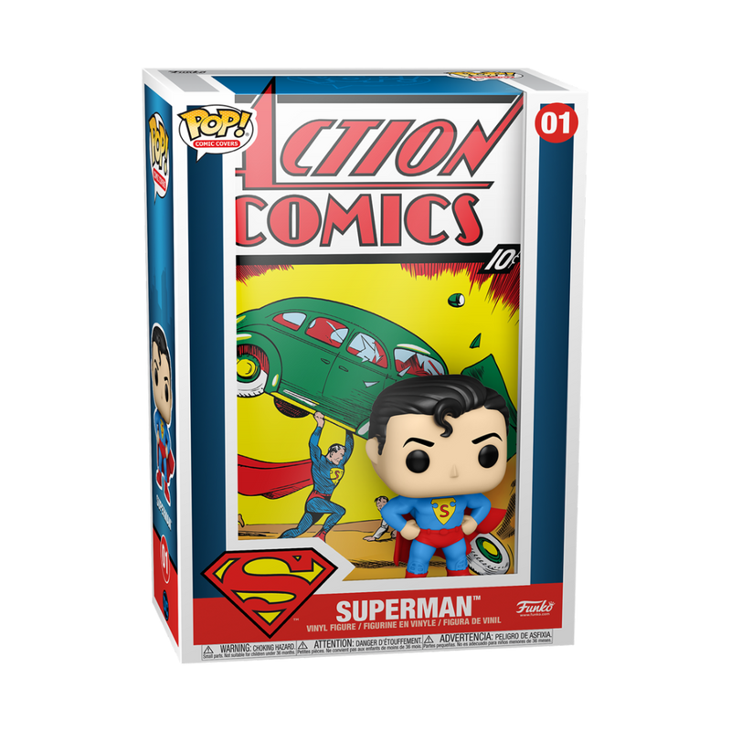 Superman Action Comics Pop! DC Comics Vinyl Comic Cover