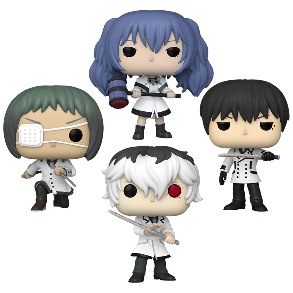 Tokyo Ghoul Funko Pop Anime Vinyl Figure Bundle of 4