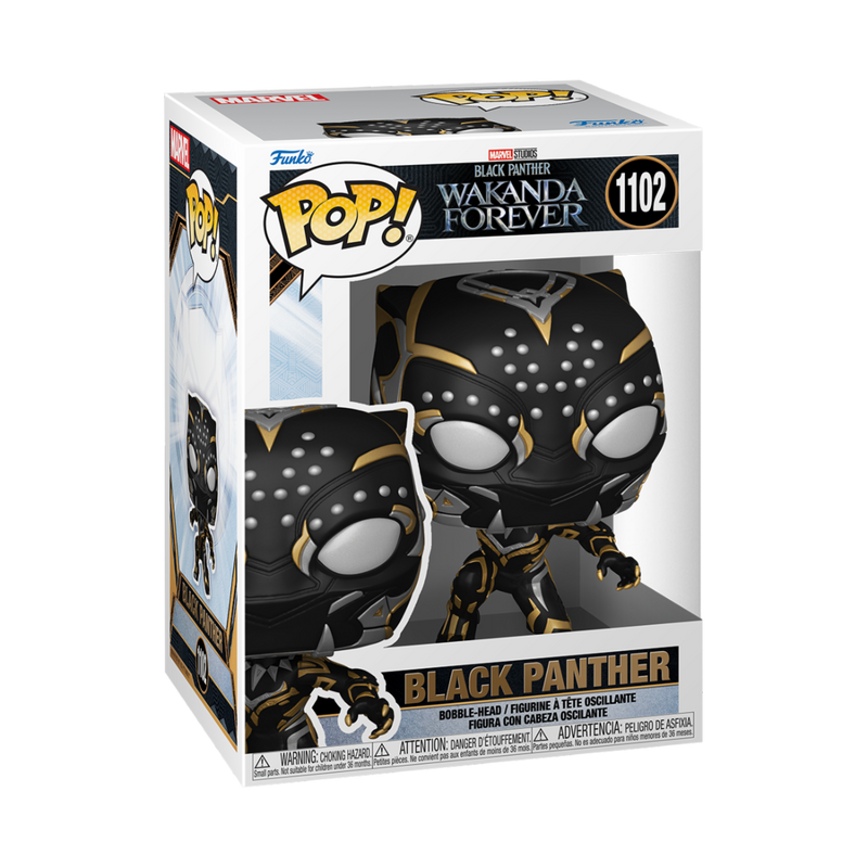 Black Panther Wakanda Forever Funko Pop! Marvel Vinyl Figure