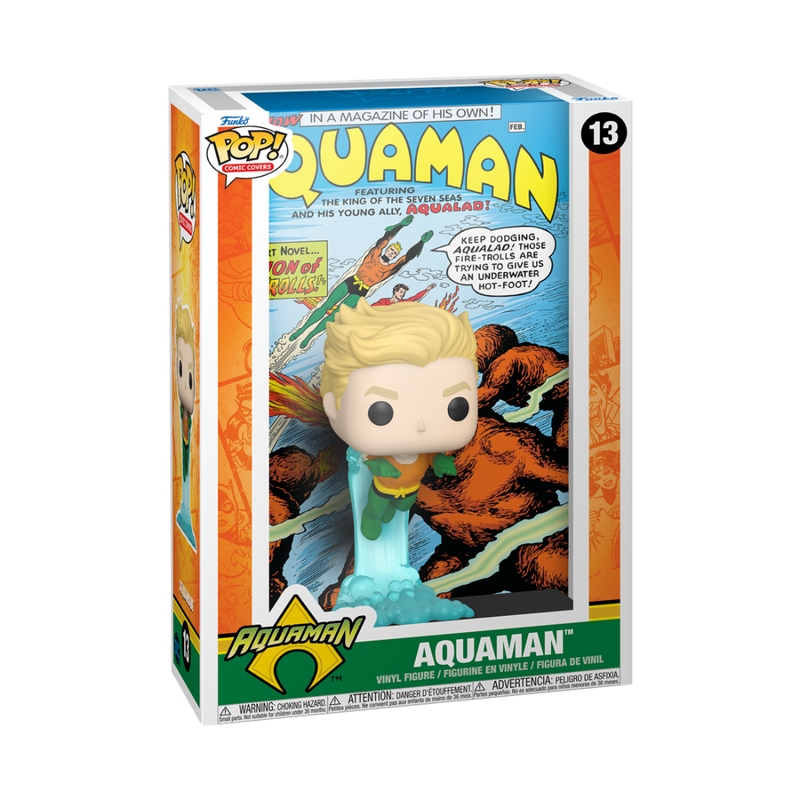 Aquaman DC Comics Funko Pop! Comic Cover Vinyl Figure