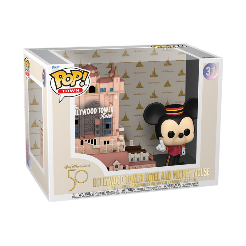Mickey Mouse with Tower of Terror WDW50th Funko Pop! Disney Vinyl Figure