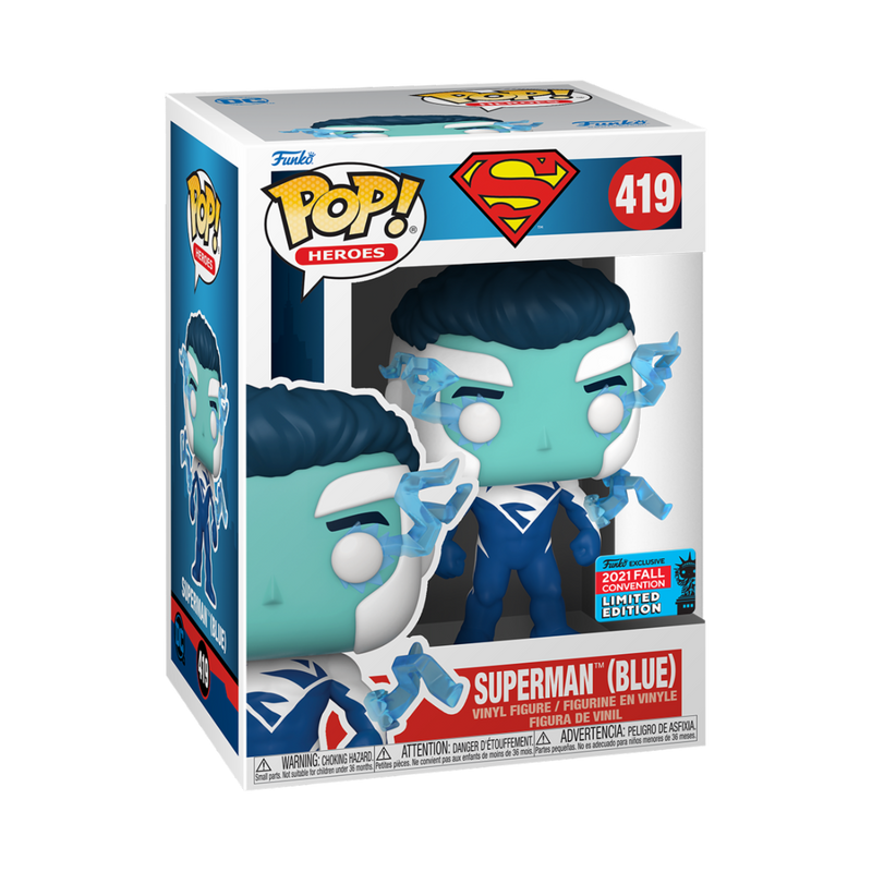 Superman (Blue) Funko Pop! DC Comics Vinyl Figure