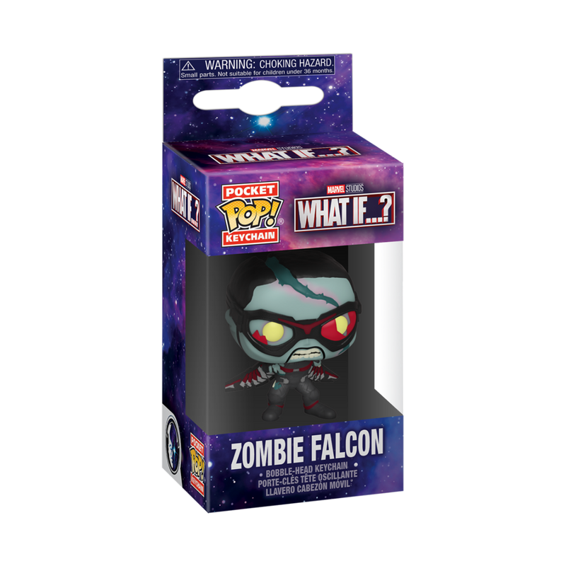 Zombie Falcon What...if? Funko Pocket Pop! Marvel Keychain