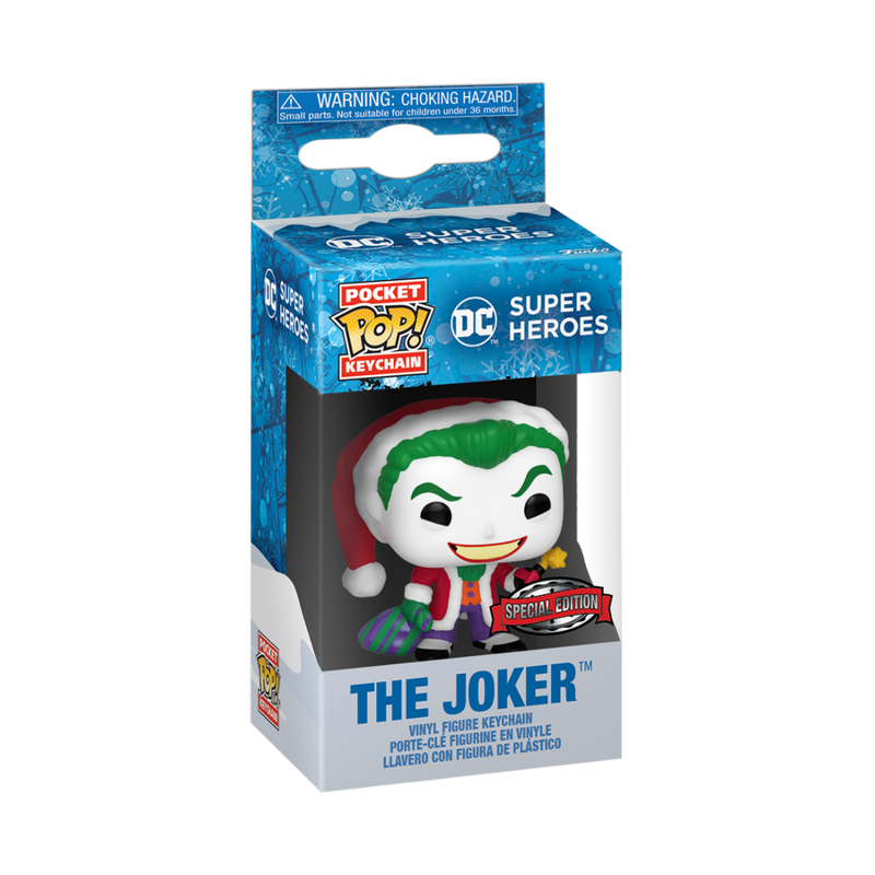 The Joker (Holiday) Funko Pocket Pop! DC Comics Keychain