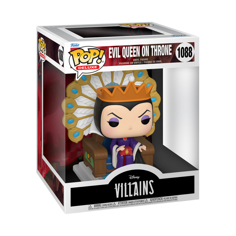 Evil Queen on Throne Disney Villains Funko Pop! Disney Deluxe Vinyl Figure