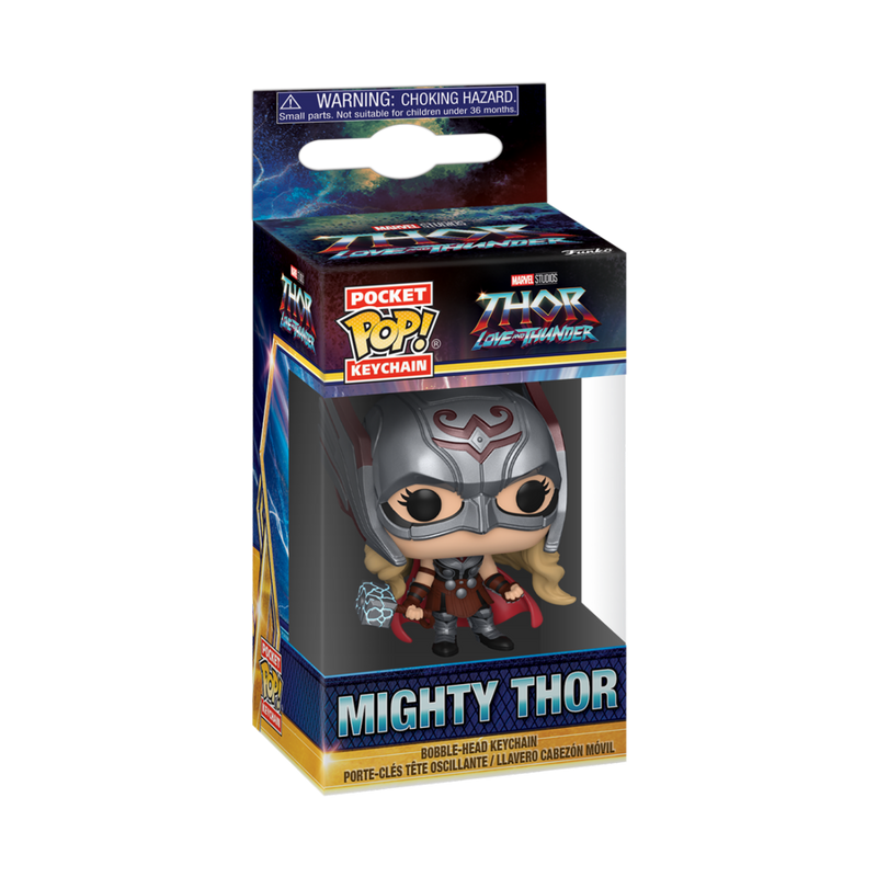 Mighty Thor Love & Thunder Funko Pocket Pop! Marvel Keychain