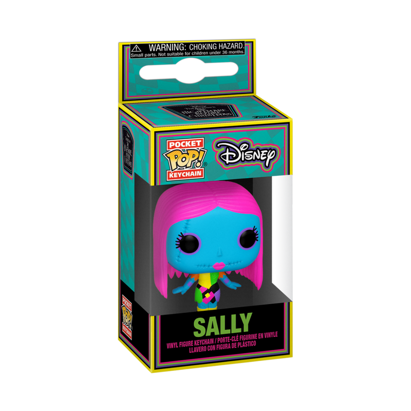 Sally (Blacklight) NBC Funko Pocket Pop! Disney Keychain