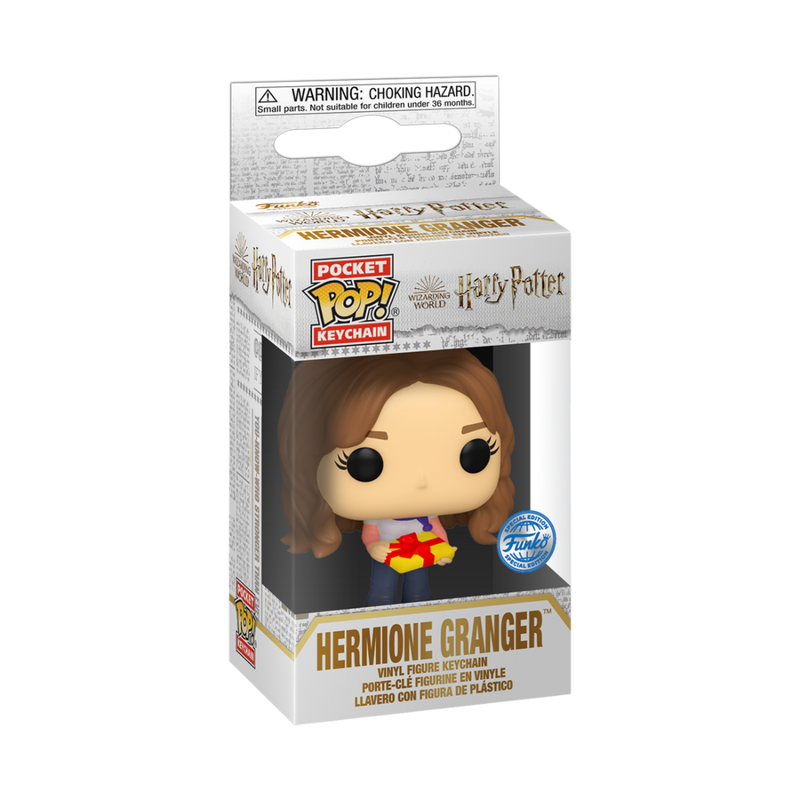 Hermione Granger (Holiday) Funko Pocket Pop! Harry Potter Keychain