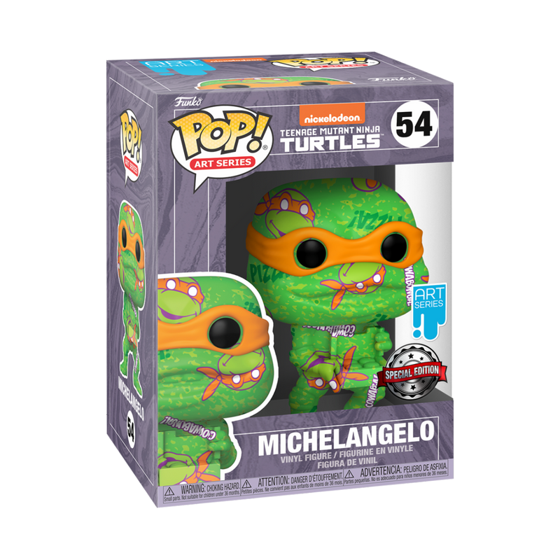 Michelangelo (Art Series) TMNT Funko Pop! Movies Vinyl Figure