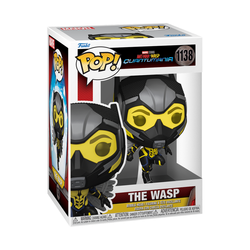 The Wasp Ant-Man Quantumania Funko Pop! Marvel Vinyl Figure Common + CHASE Bundle