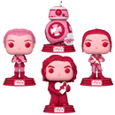 Star Wars (Valentine) Funko Pop! Star Wars Vinyl Figure Bundle of 4
