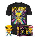 Wolverine (Blacklight) X-Men Marvel Funko Pop! & Tee Box